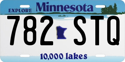 MN license plate 782STQ