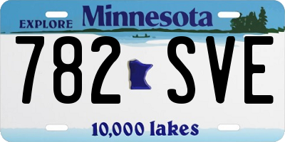 MN license plate 782SVE