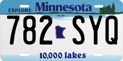 MN license plate 782SYQ