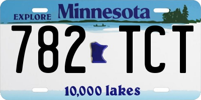 MN license plate 782TCT