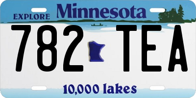 MN license plate 782TEA