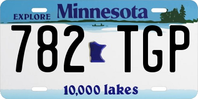MN license plate 782TGP