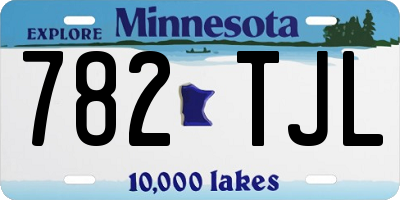 MN license plate 782TJL
