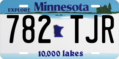 MN license plate 782TJR