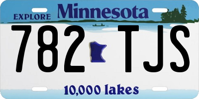 MN license plate 782TJS
