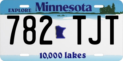 MN license plate 782TJT