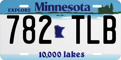 MN license plate 782TLB