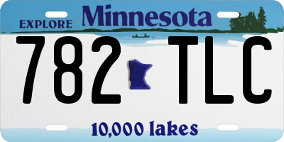 MN license plate 782TLC
