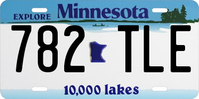 MN license plate 782TLE