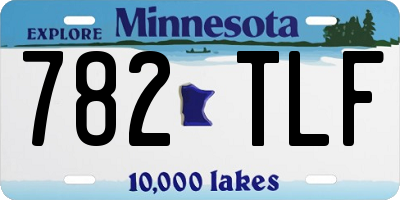 MN license plate 782TLF