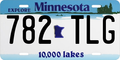 MN license plate 782TLG