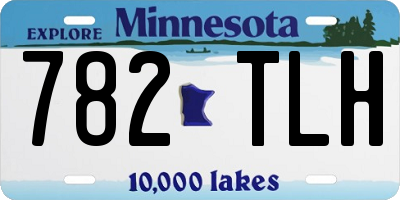 MN license plate 782TLH