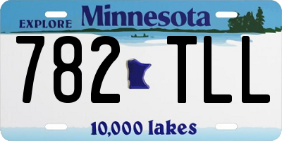 MN license plate 782TLL