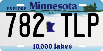 MN license plate 782TLP