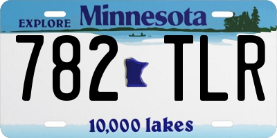MN license plate 782TLR
