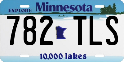 MN license plate 782TLS
