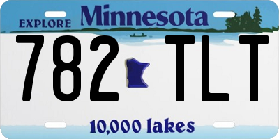 MN license plate 782TLT