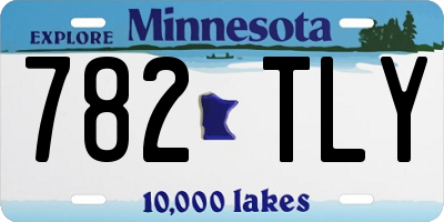 MN license plate 782TLY