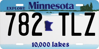 MN license plate 782TLZ