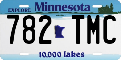 MN license plate 782TMC