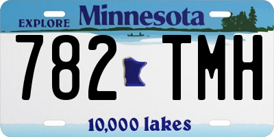 MN license plate 782TMH