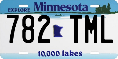 MN license plate 782TML