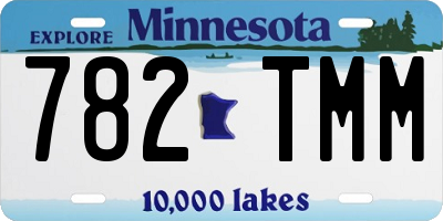 MN license plate 782TMM