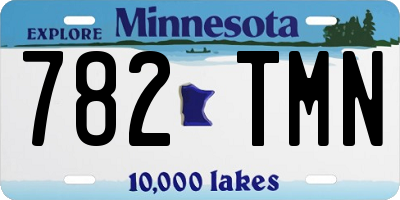 MN license plate 782TMN