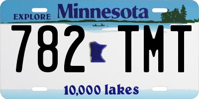 MN license plate 782TMT