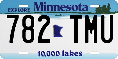 MN license plate 782TMU