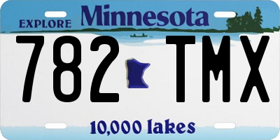 MN license plate 782TMX
