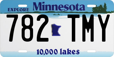 MN license plate 782TMY
