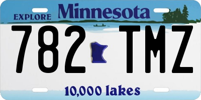 MN license plate 782TMZ