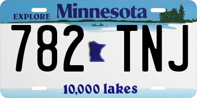 MN license plate 782TNJ