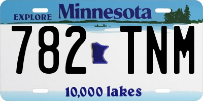 MN license plate 782TNM