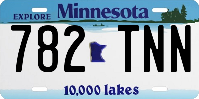 MN license plate 782TNN