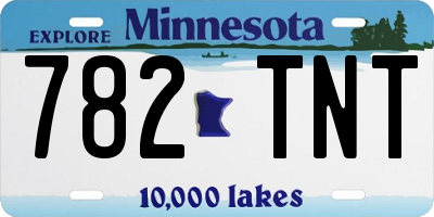 MN license plate 782TNT