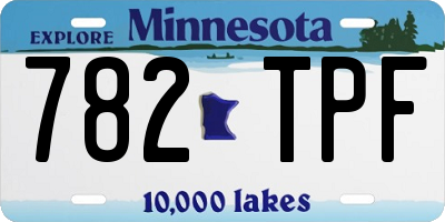 MN license plate 782TPF