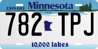 MN license plate 782TPJ
