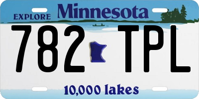 MN license plate 782TPL