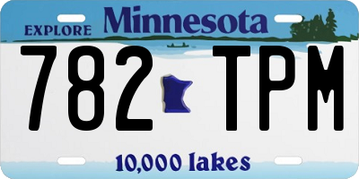 MN license plate 782TPM