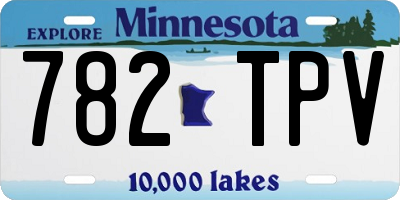 MN license plate 782TPV