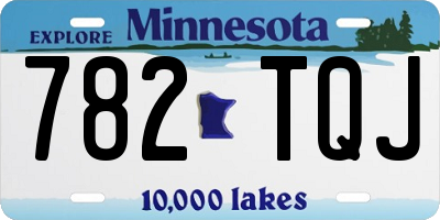 MN license plate 782TQJ