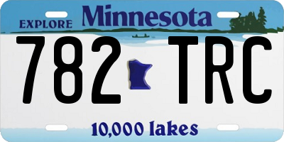 MN license plate 782TRC