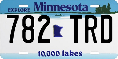 MN license plate 782TRD