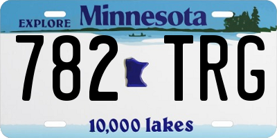 MN license plate 782TRG