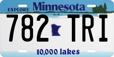 MN license plate 782TRI
