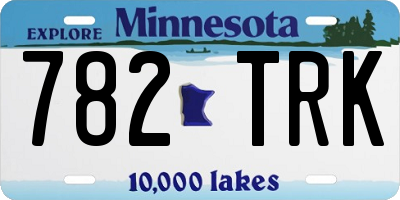 MN license plate 782TRK