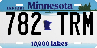 MN license plate 782TRM