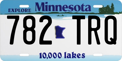 MN license plate 782TRQ